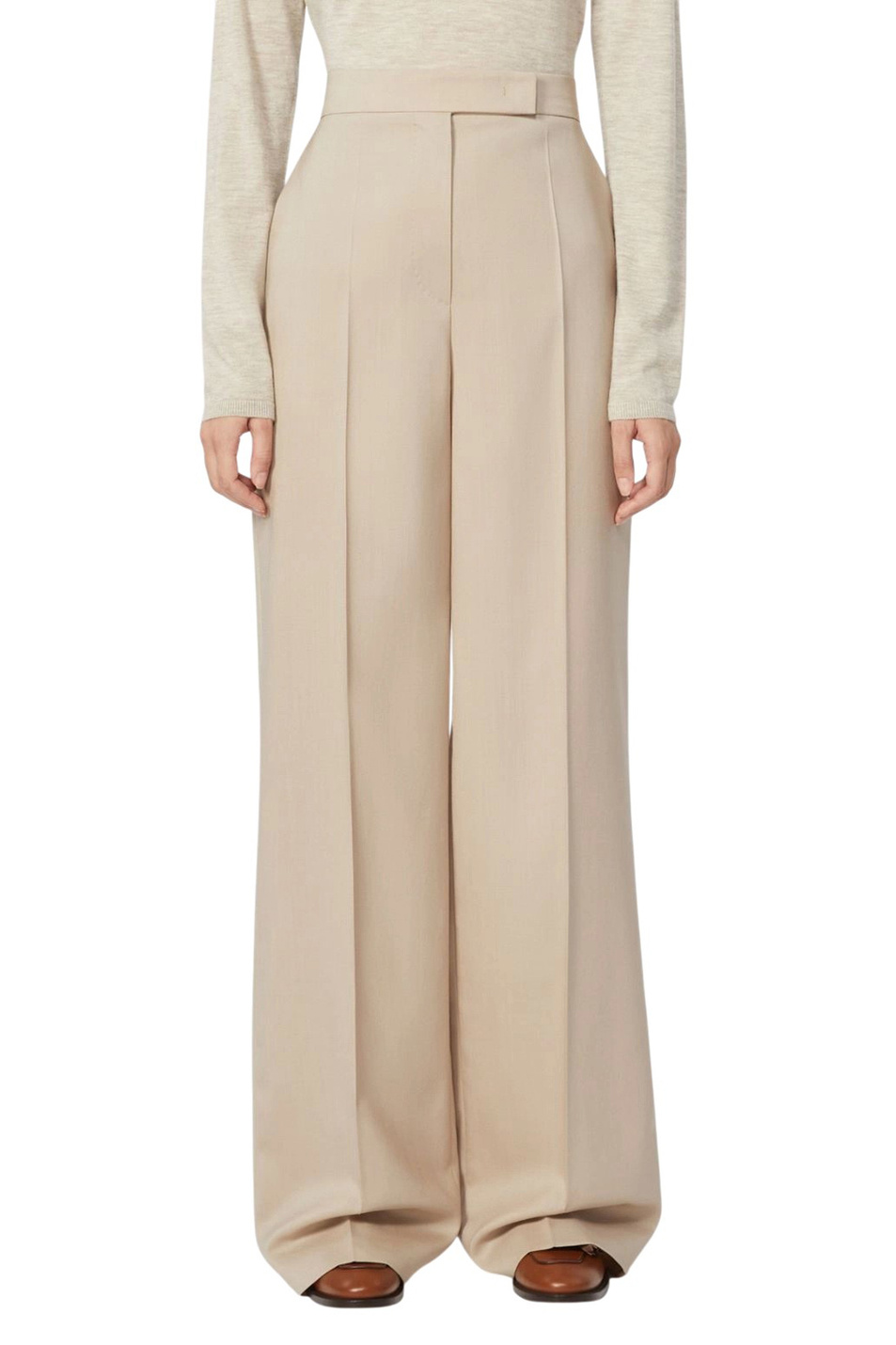 Женский Max Mara Брюки GIRONE из смесовой шерсти (цвет ), артикул 2611131201 | Фото 3