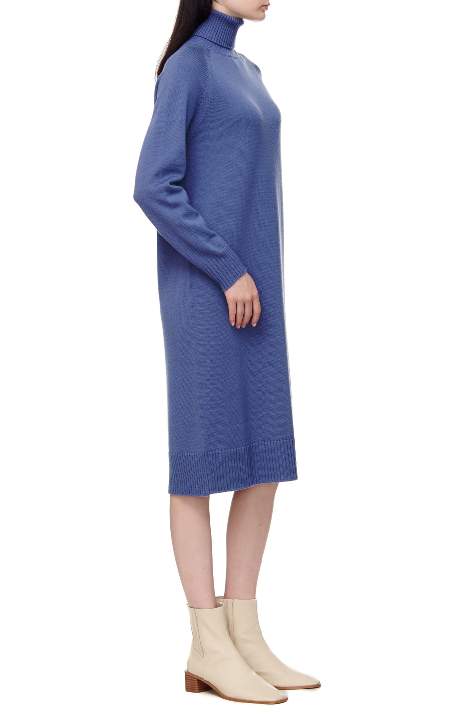Женский Max Mara Платье LINFA из шерсти с высоким воротником (цвет ), артикул 33260126 | Фото 4