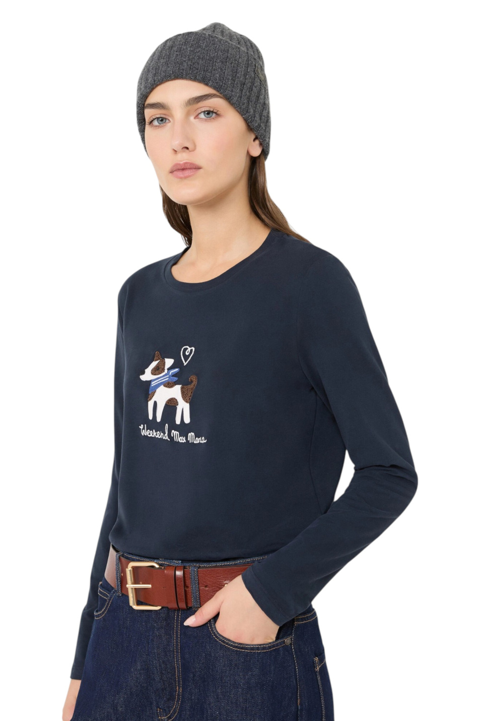 Женский Weekend Max Mara Лонгслив CESTINO из хлопка (цвет ), артикул 2625946042 | Фото 4