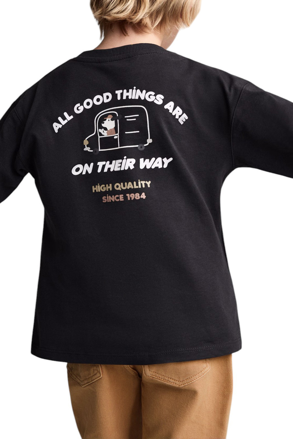 Мальчикам Mango Kids Джемпер THINGS с принтом (цвет ), артикул 87023647 | Фото 3