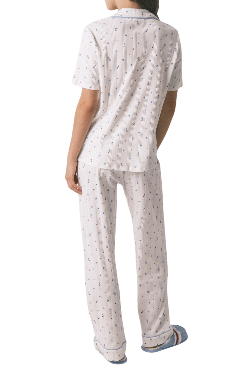 Пижама с цветочным принтом|Основной цвет:Белый Женский Women'secret Пижама с цветочным принтом (цвет ), артикул 3132138 | Фото 2