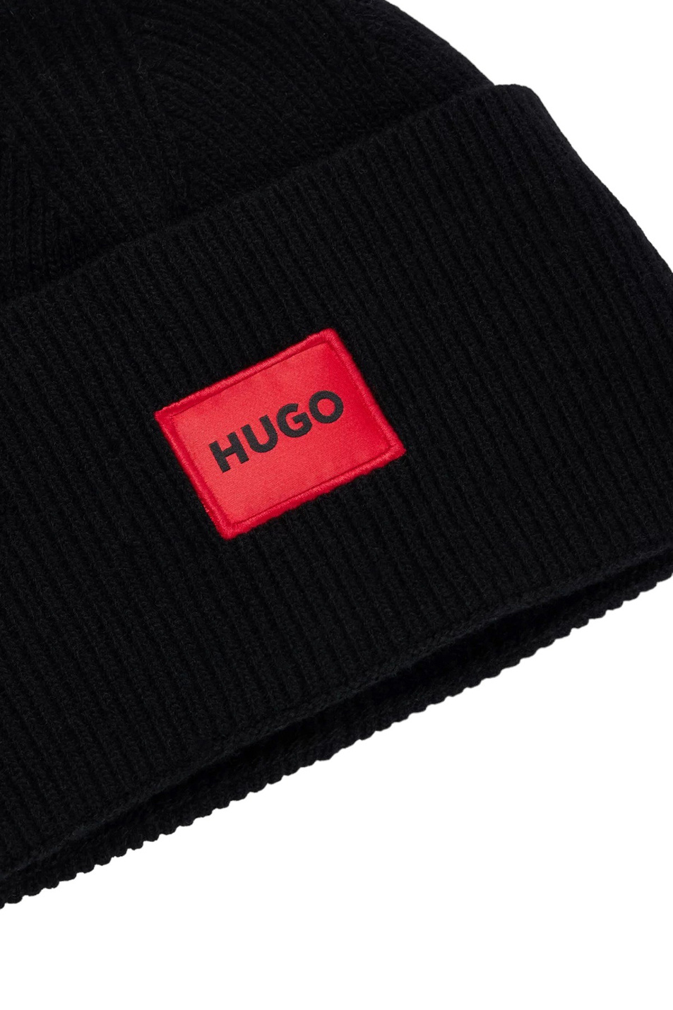 Мужской HUGO Шапка из смесовой шерсти с контрастным логотипом (цвет ), артикул 50496011 | Фото 2