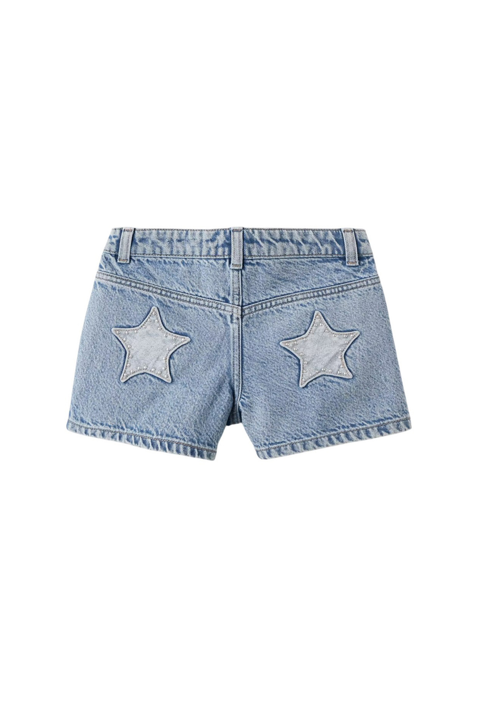 Шорты джинсовые YEEHAW|Основной цвет:Синий Девочкам Mango Kids Шорты джинсовые YEEHAW (цвет ), артикул 27018660 | Фото 2