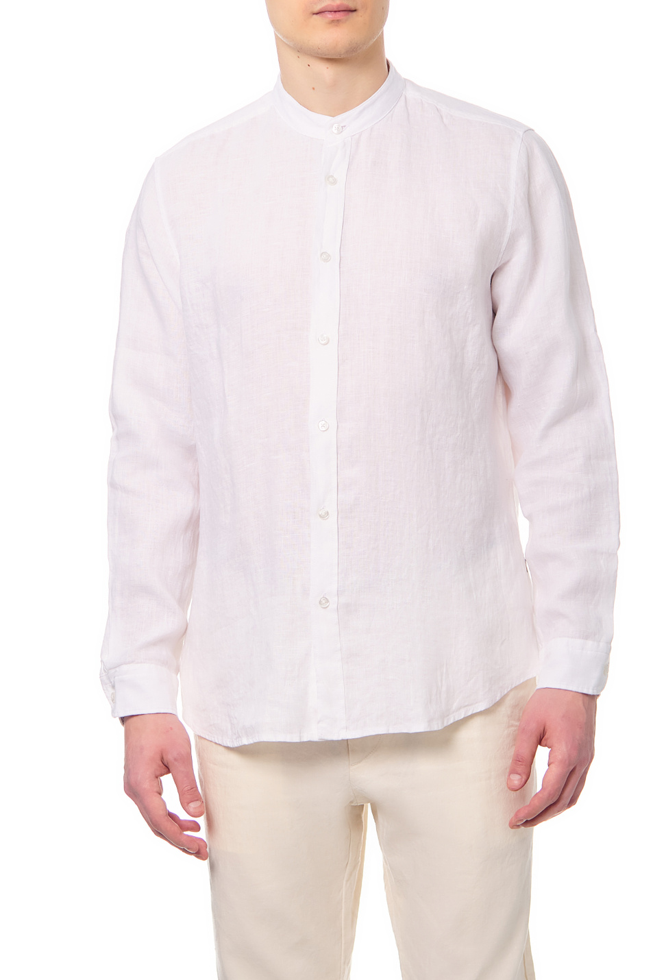 BOSS Рубашка прямого кроя из чистого льна (цвет ), артикул 50468092 | Фото 3