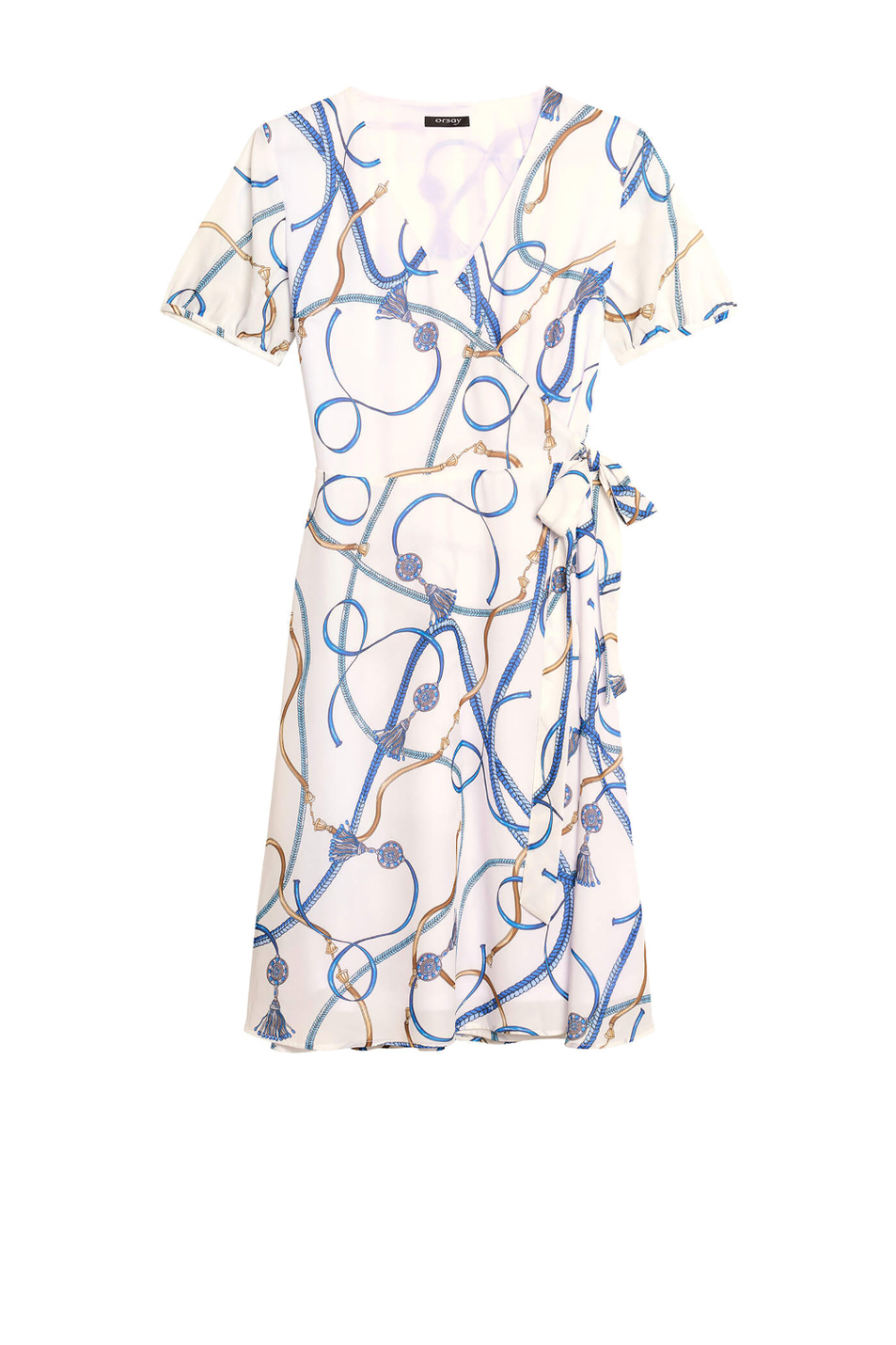 Orsay Платье на запахе с принтом (цвет ), артикул 470262 | Фото 1