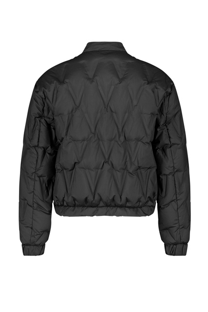 Короткая стеганая куртка|Основной цвет:Черный|Артикул:955008-31195 | Фото 2
