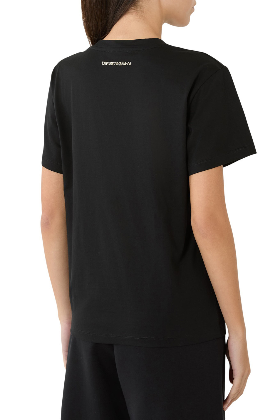 Женский Emporio Armani Футболка из хлопка (цвет ), артикул EW003970-AF10003 | Фото 5