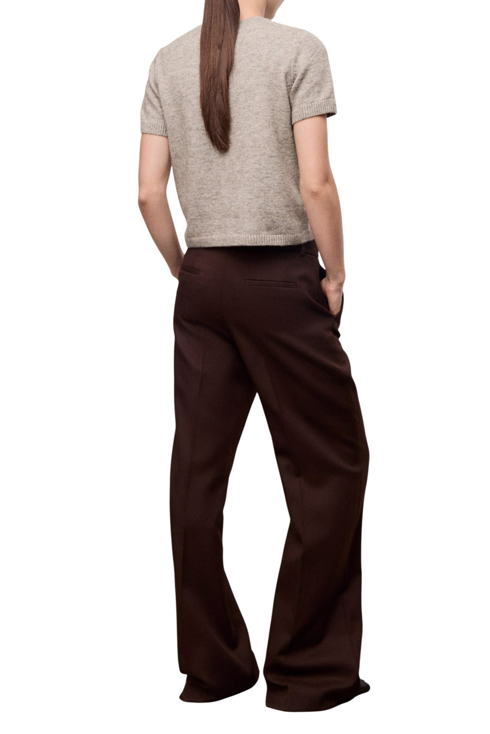 Женский Mango Джемпер NEKKA с короткими рукавами (цвет ), артикул 17007846 | Фото 4