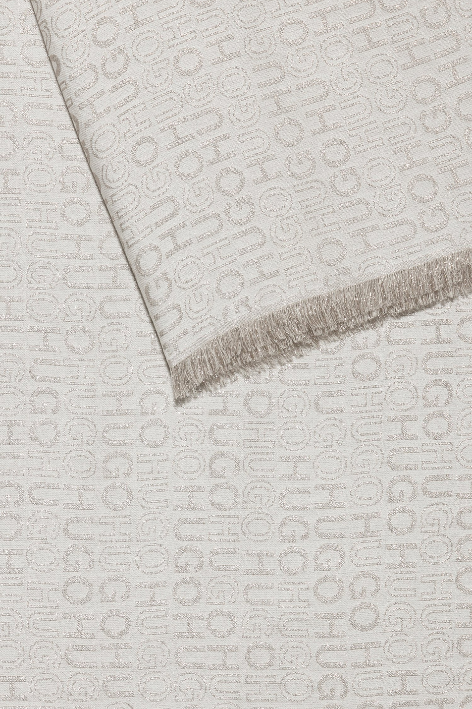 HUGO Шарф из смесовой шерсти с жаккардовым логотипом (цвет ), артикул 50424392 | Фото 3