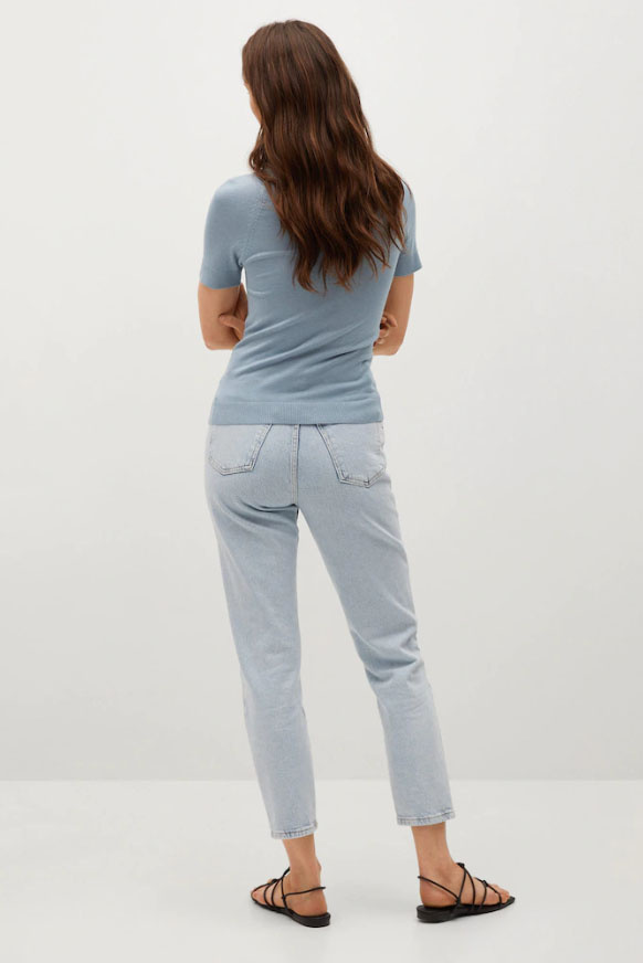 Женский Mango Трикотажная футболка ALMAECO (цвет ), артикул 87025659 | Фото 3