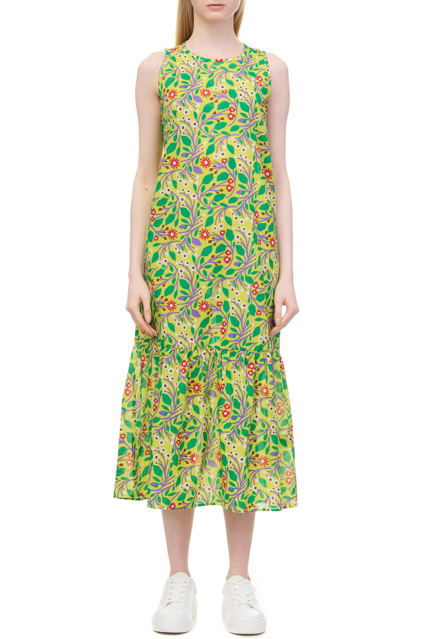 Платье ALDENO из натурального хлопка|Основной цвет:Разноцветный|Артикул:2352212334 | Фото 1