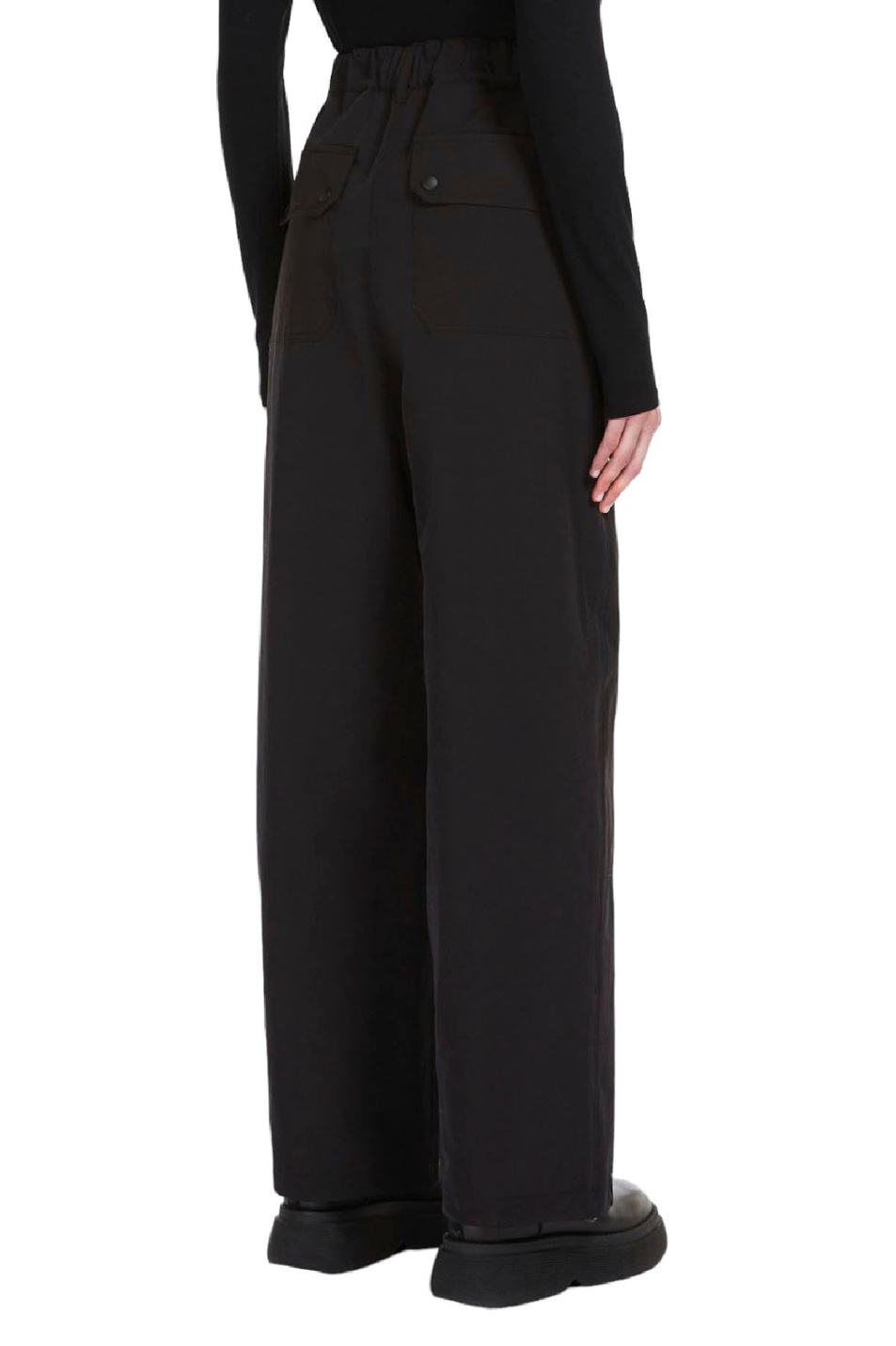 Женский Weekend Max Mara Брюки JANZIR из смесового хлопка с кулиской (цвет ), артикул 2351361433 | Фото 4