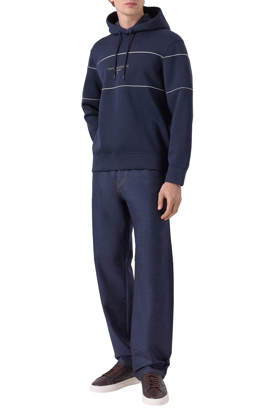 Мужской Emporio Armani Брюки из шерсти (цвет ), артикул EM003490-AF19257 | Фото 3