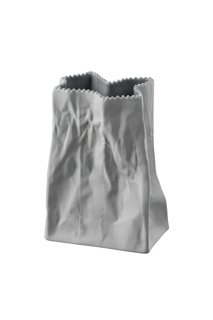 Ваза "Bag Lava" 14 см|Основной цвет:Серый|Артикул:14146-426320-29427 | Фото 1