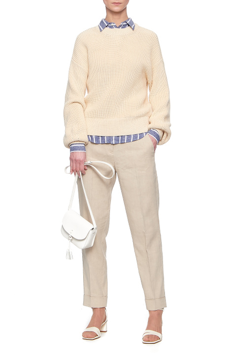Cambio Льняные брюки Krystal с хлопком в составе ( цвет), артикул 0300 20 8003 | Фото 2
