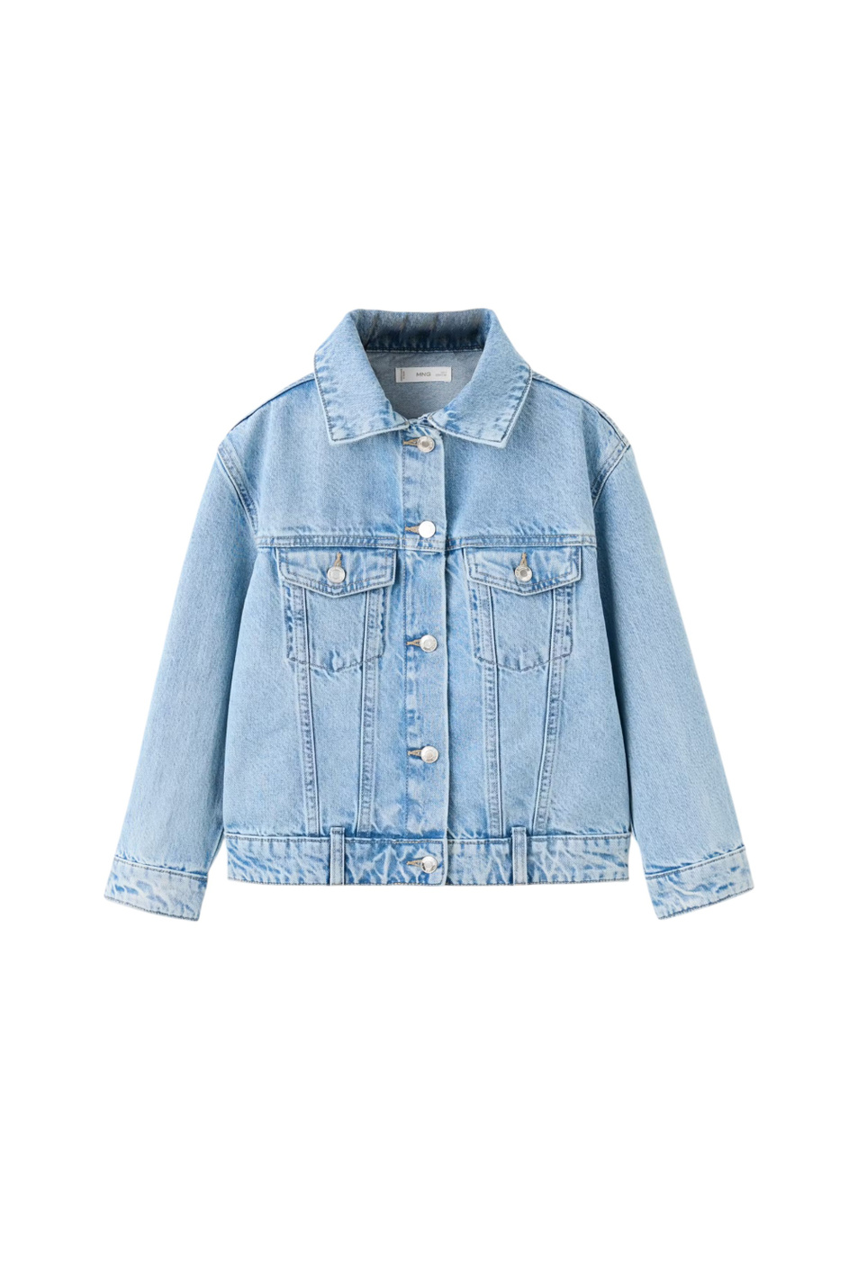 Девочкам Mango Kids Куртка джинсовая ALICE (цвет ), артикул 37082901 | Фото 1