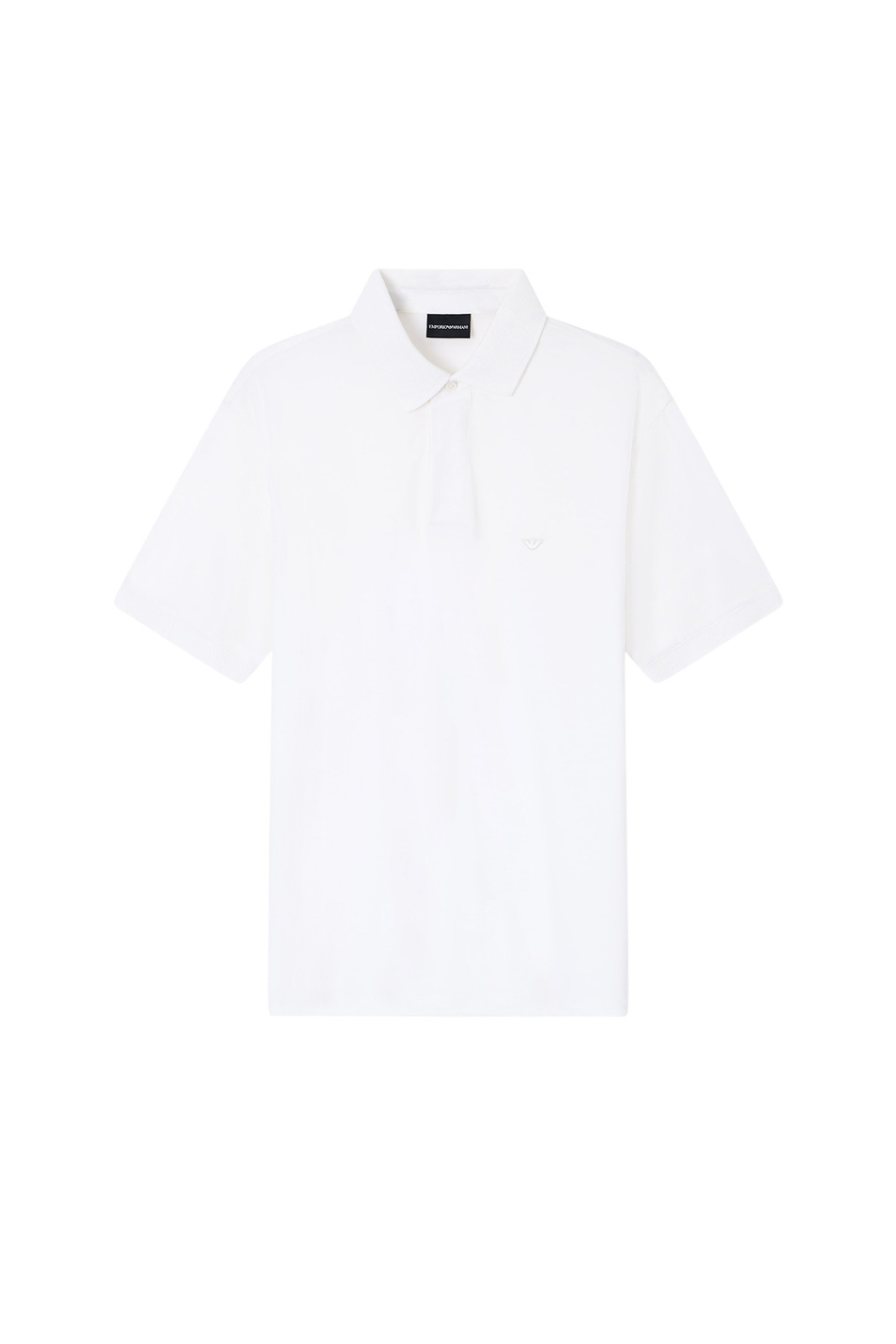 Поло с логотипом|Основной цвет:Белый Мужской Emporio Armani Поло с логотипом (цвет ), артикул EM004588-AF10017 | Фото 1