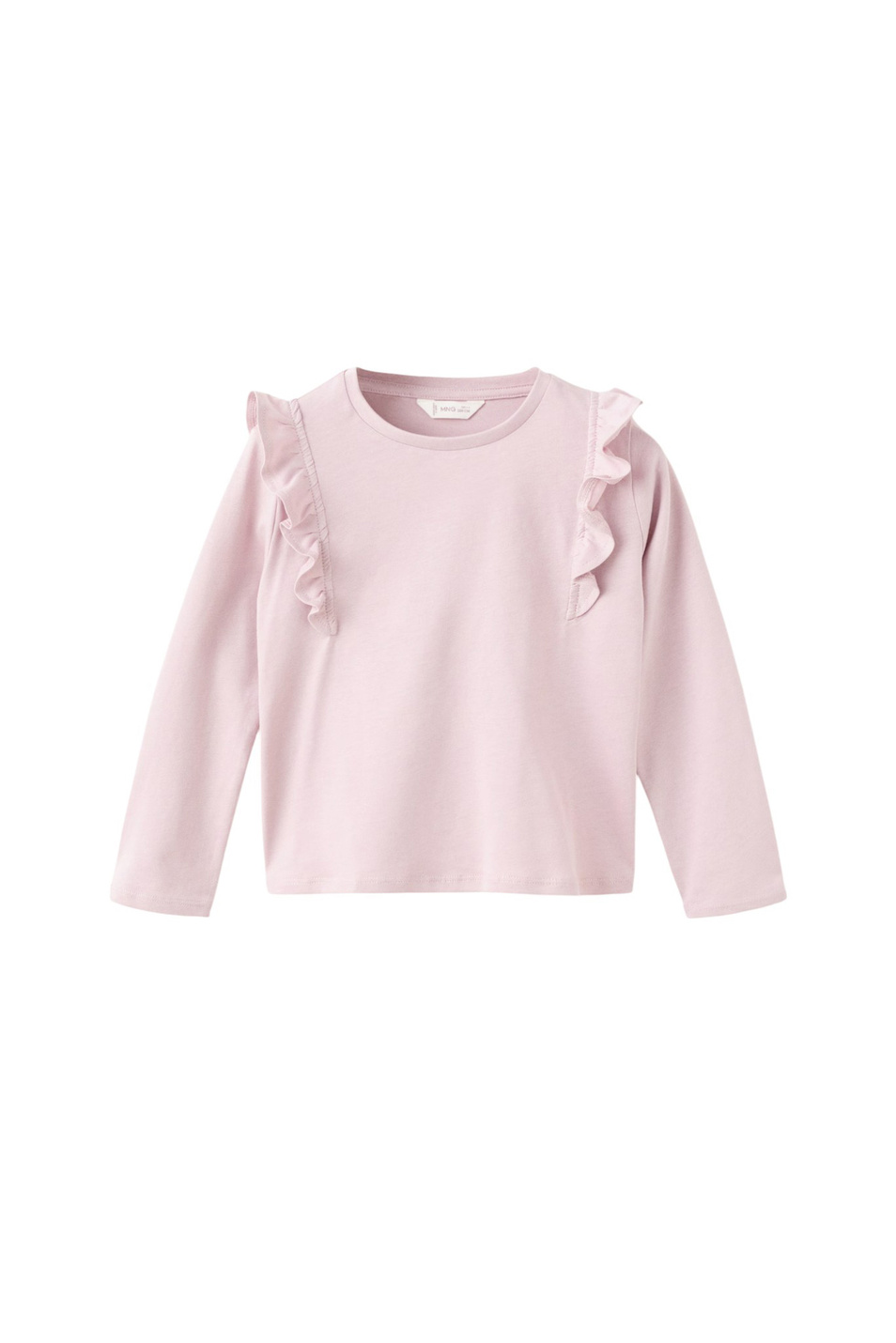 Девочкам Mango Kids Лонгслив ITALY с оборками (цвет ), артикул 27001340 | Фото 1