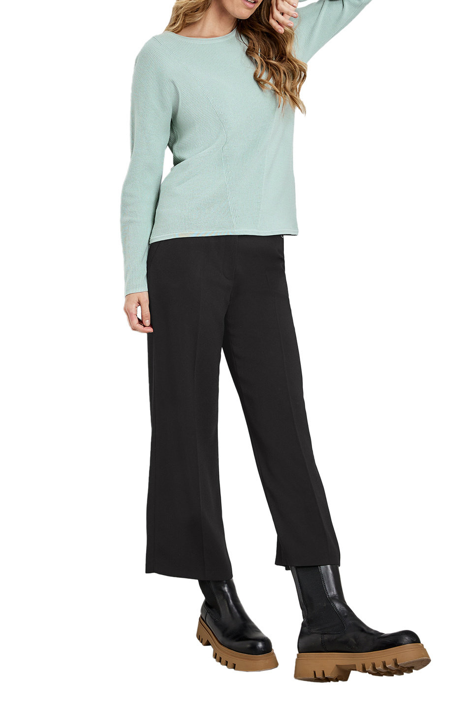 Женский Gerry Weber Джемпер из натурального хлопка (цвет ), артикул 97611-44701 | Фото 3