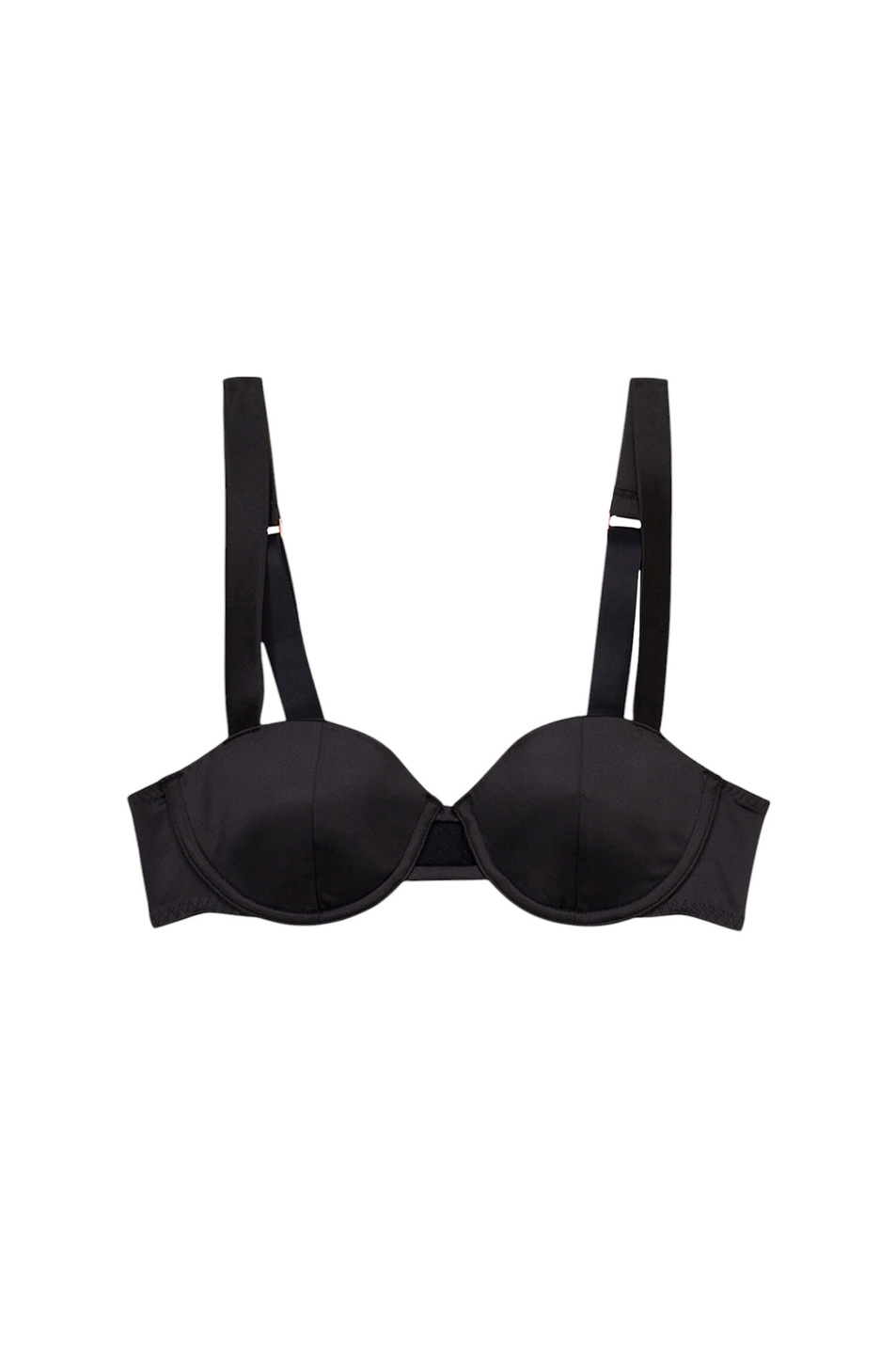 Бюстгальтер-балконет однотонный|Основной цвет:Черный Женский Women'secret Бюстгальтер-балконет однотонный (цвет ), артикул 7918870 | Фото 1