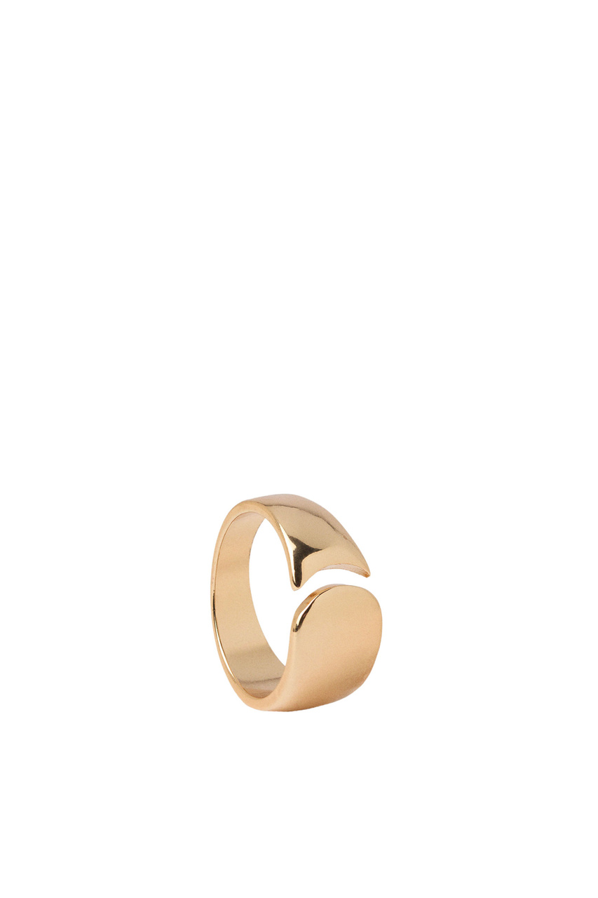 Кольцо однотонное|Основной цвет:Золотой|Артикул:221259 | Фото 1