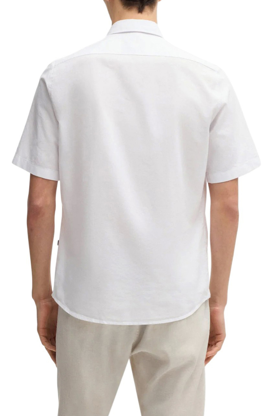 Рубашка Rash_2_M из натурального хлопка|Основной цвет:Белый Мужской BOSS Рубашка Rash_2_M из натурального хлопка (цвет ), артикул 50537332 | Фото 5