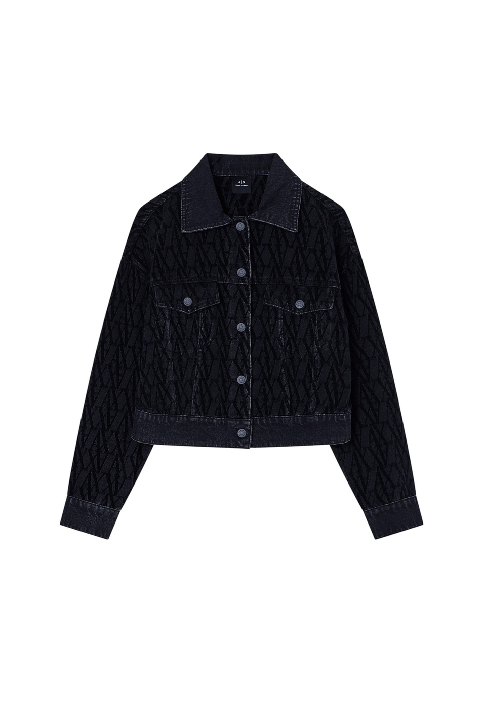 Женский Armani Exchange Куртка джинсовая с принтом (цвет ), артикул XW000819-AF16092 | Фото 1