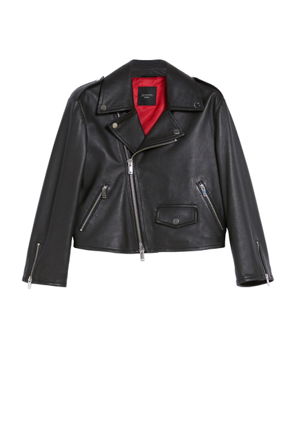 Куртка TIVOLI из натуральной кожи|Основной цвет:Черный|Артикул:54460119 | Фото 1