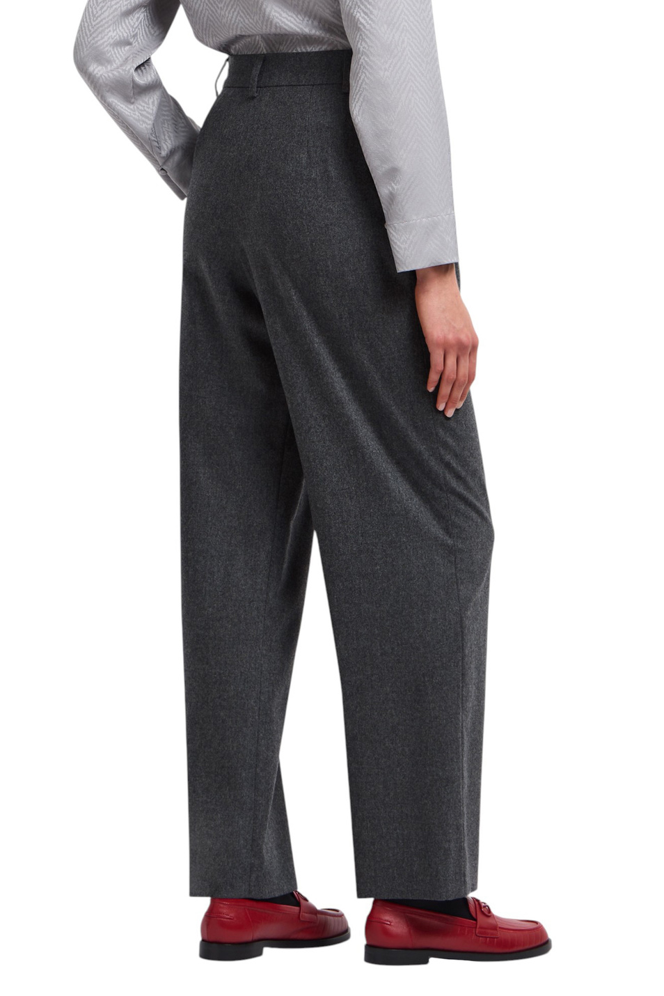 Женский Emporio Armani Брюки из смесовой шерсти (цвет ), артикул EW002215-TE10537 | Фото 4
