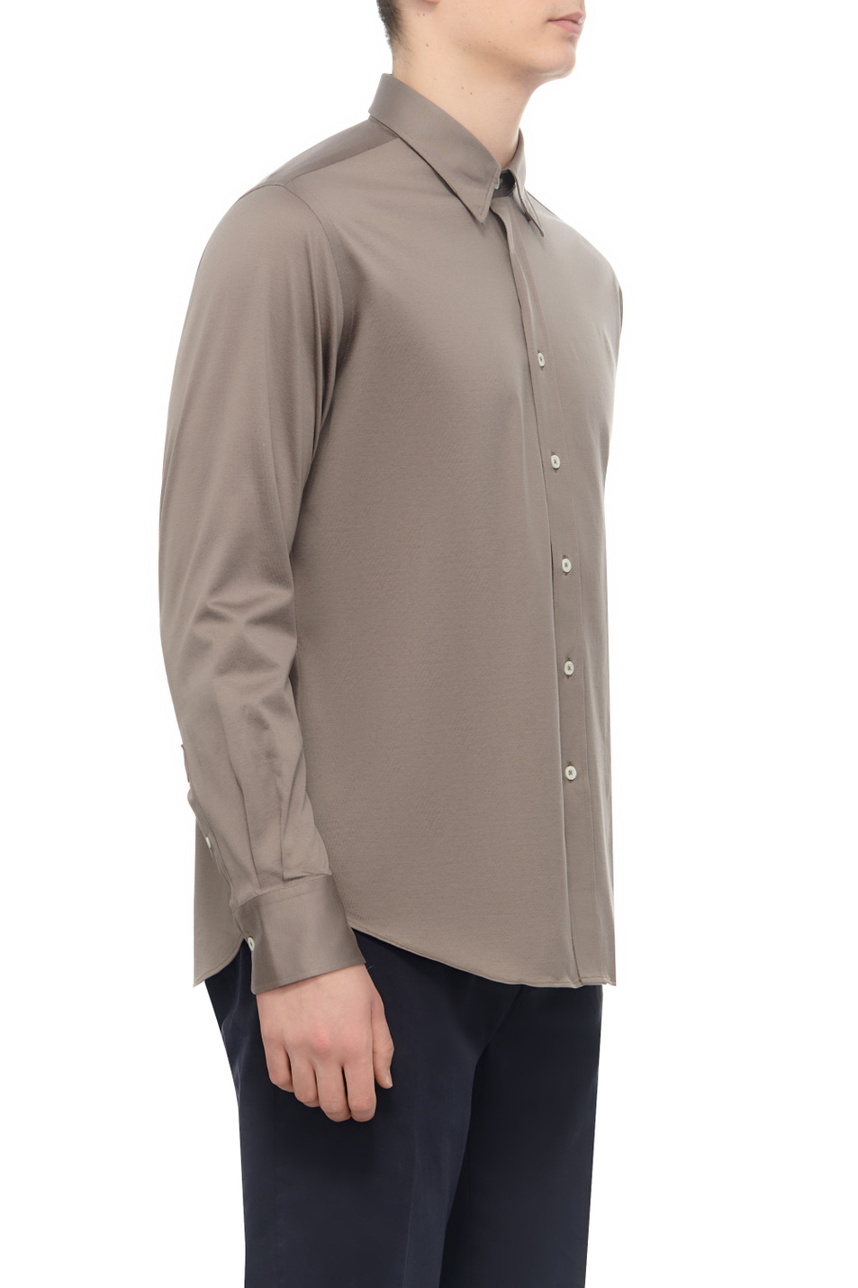 Мужской Canali Рубашка из натурального хлопка (цвет ), артикул CSL7049GN02310 | Фото 3
