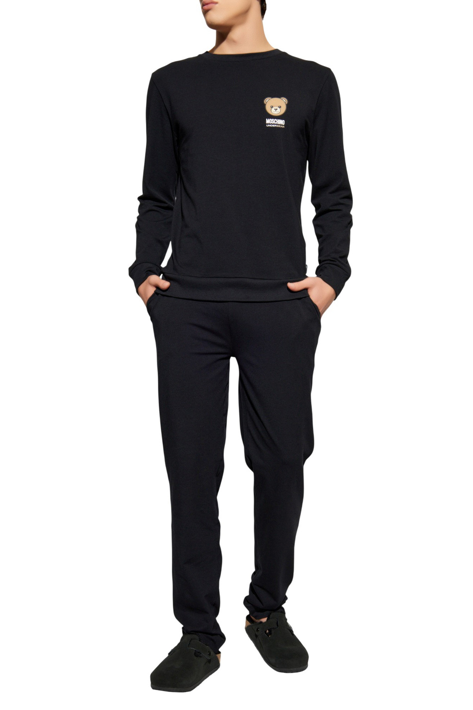 Мужской Moschino Пижама из эластичного хлопка с логотипом (цвет ), артикул A7801-4411 | Фото 2