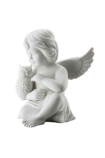 Фигурка "Ангел с совой"|Основной цвет:Белый|Артикул:69054-000102-90528 | Фото 2