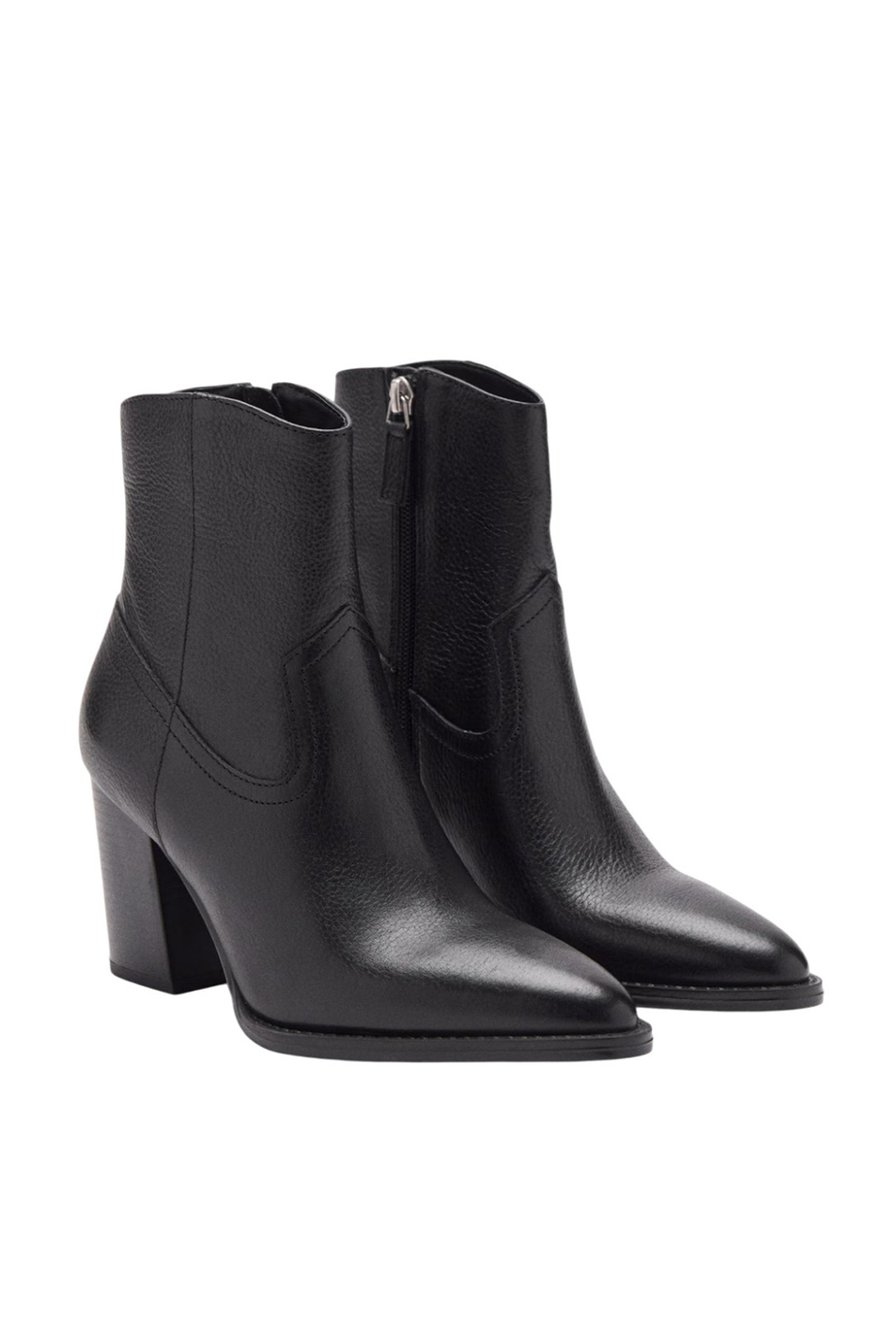 Женский Mango Ботильоны ARIS из натуральной кожи (цвет ), артикул 17077804 | Фото 2