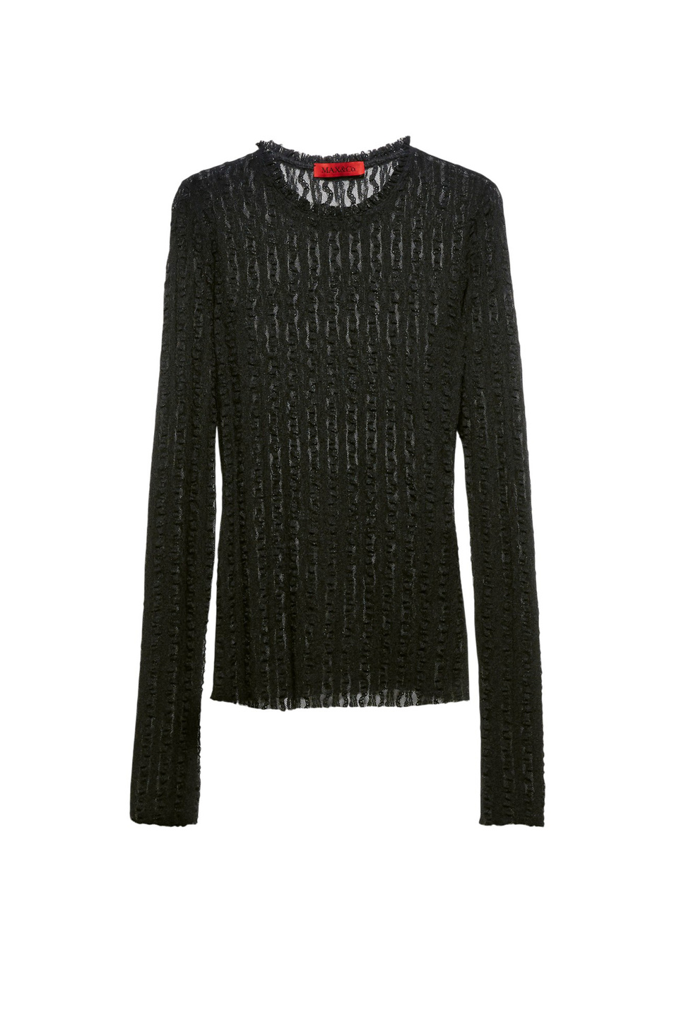 Женский MAX&Co. Лонгслив ISIDE полупрозрачный (цвет ), артикул 2526946013 | Фото 1