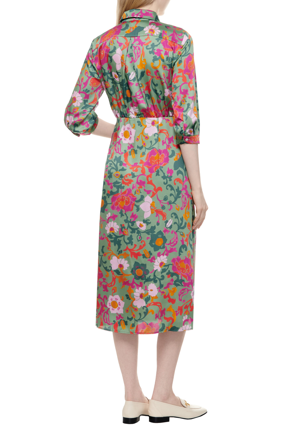 Женский Emme Marella Платье AEREO с цветочным принтом (цвет ), артикул 2415221141 | Фото 3