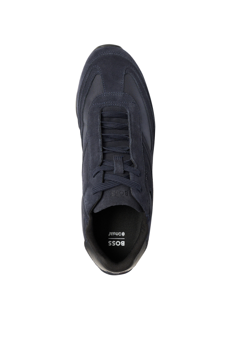 Мужской BOSS Кроссовки  из натуральной замши (цвет ), артикул 50557884 | Фото 4