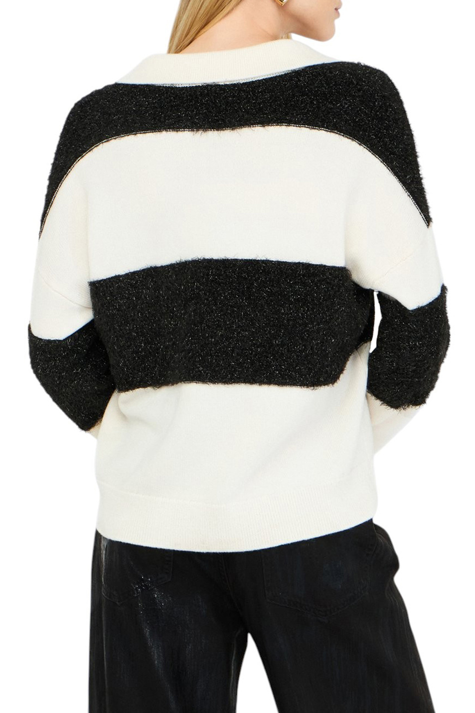 Женский Liu Jo Джемпер поло из смесовой шерсти (цвет ), артикул TF5221MA51I | Фото 4