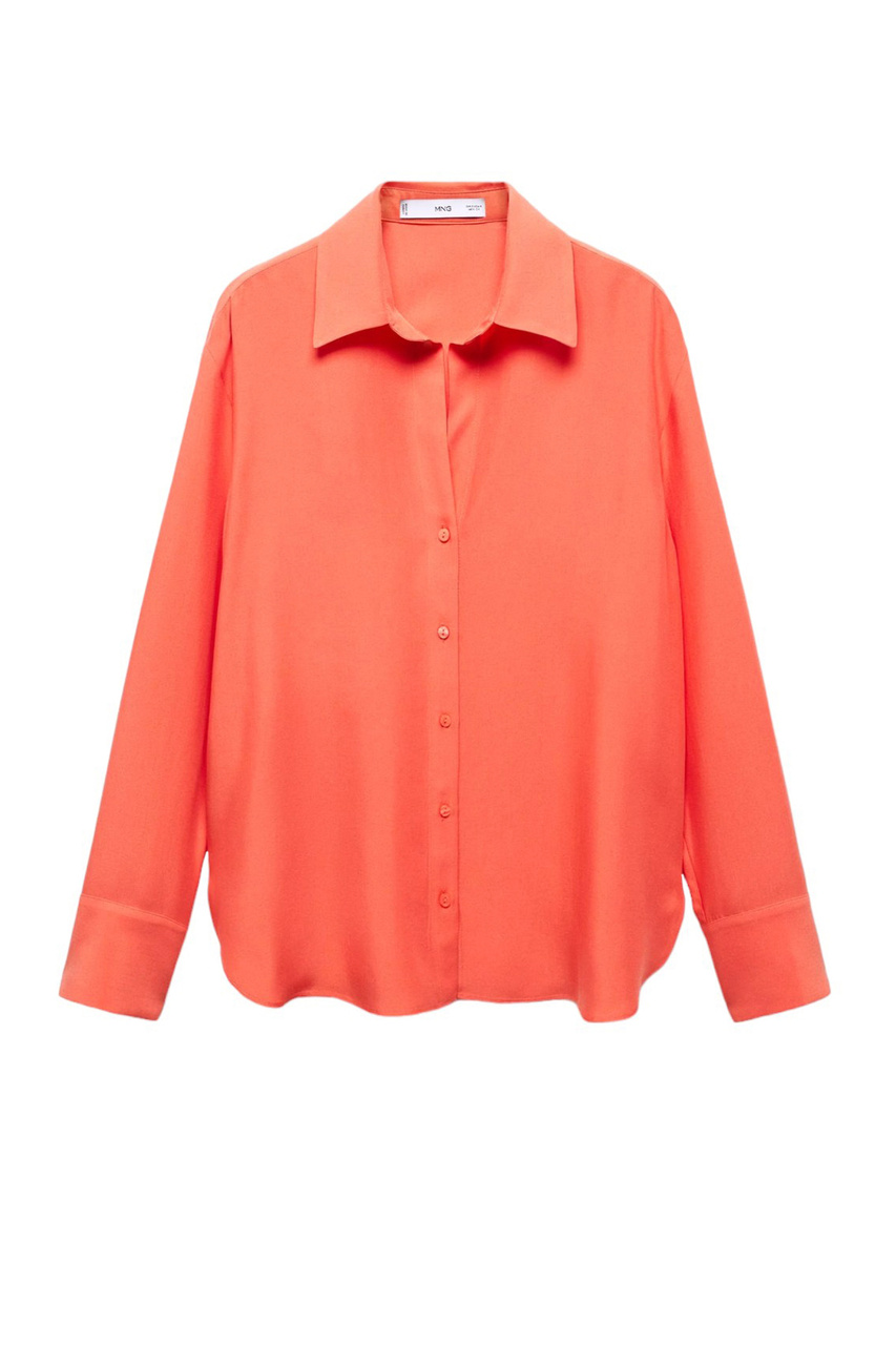 Рубашка LIMA из лиоцелла|Основной цвет:Коралловый|Артикул:67054046 | Фото 1