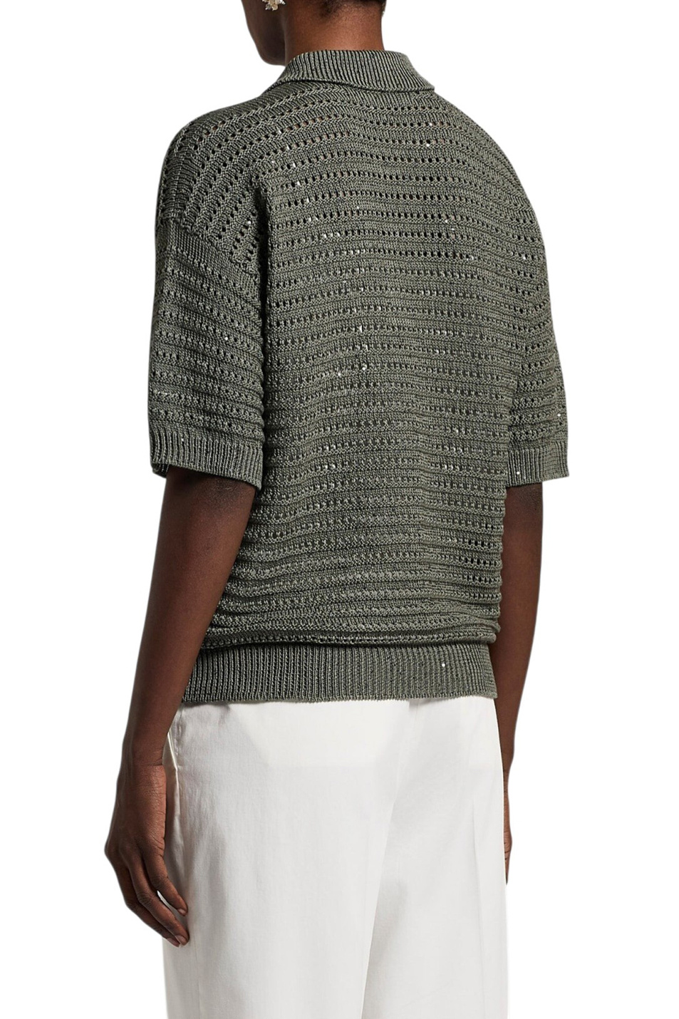 Женский Peserico Поло вязаное (цвет ), артикул S99120F05-09110 | Фото 5