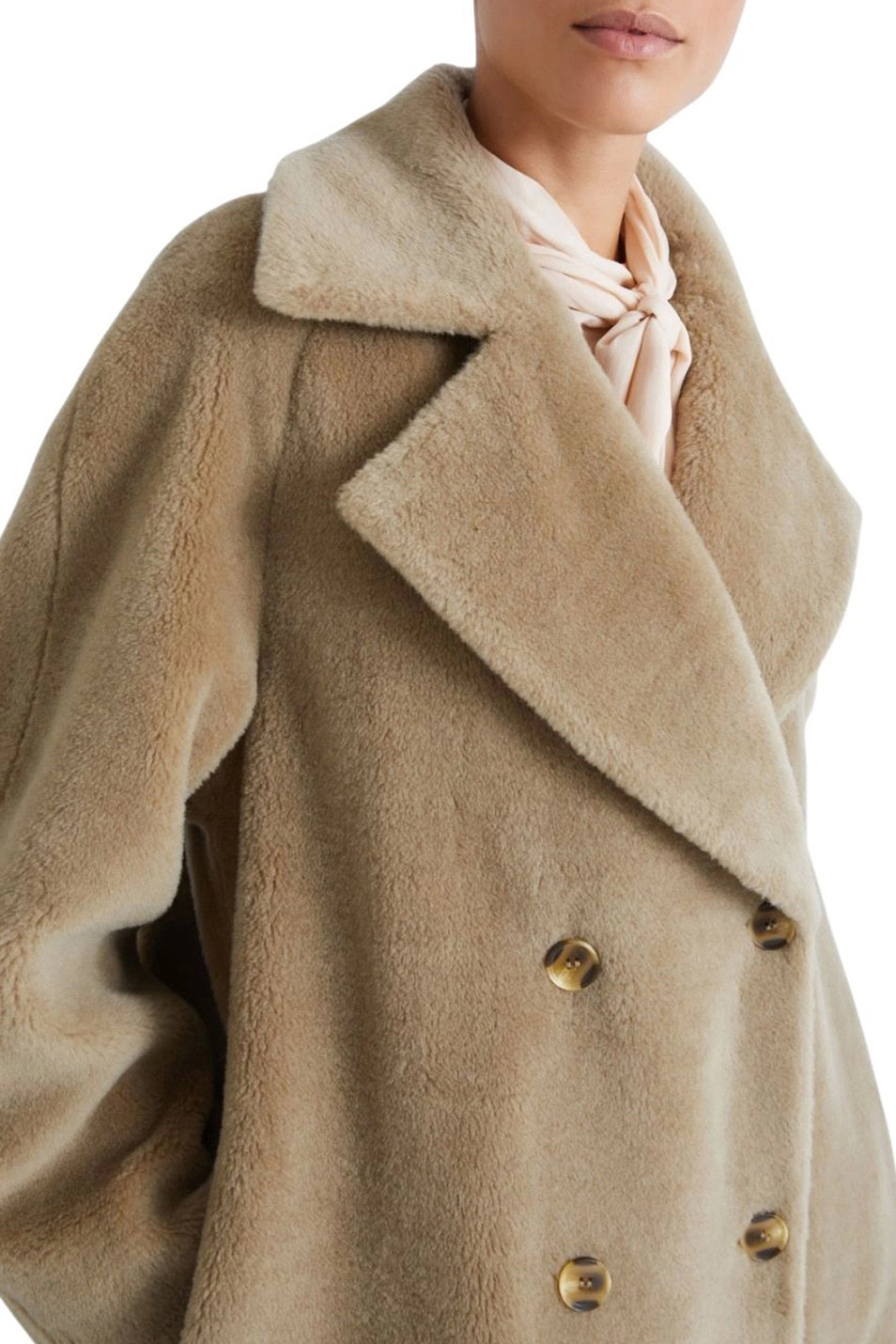 Пальто ROSALIA из шерсти|Основной цвет:Хаки Женский MARELLA Пальто ROSALIA из шерсти (цвет ), артикул 2523456012 | Фото 5