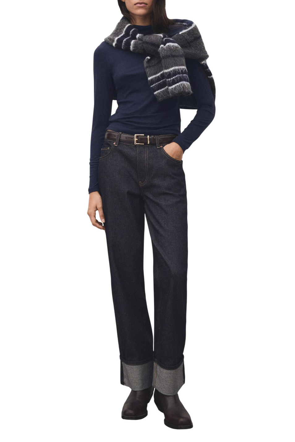 Женский Mango Водолазка SECONDPE из смесовой вискозы (цвет ), артикул 27001347 | Фото 2