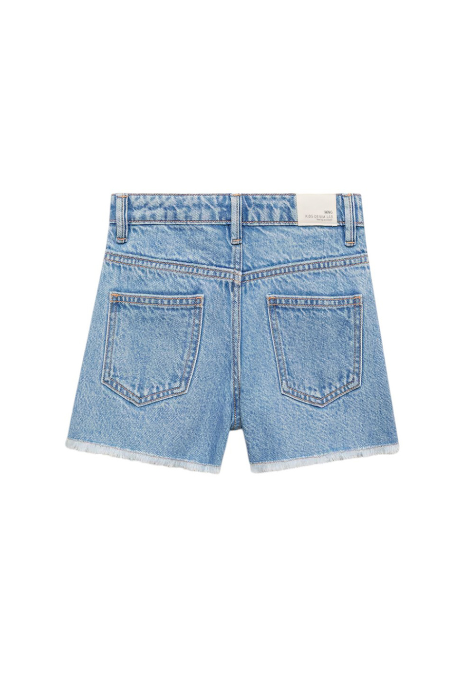 Девочкам Mango Kids Шорты ISA джинсовые (цвет ), артикул 87025946 | Фото 2