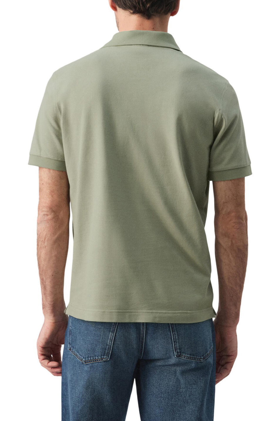 Мужской Mango Man Поло REA из хлопка (цвет ), артикул 27024427 | Фото 4