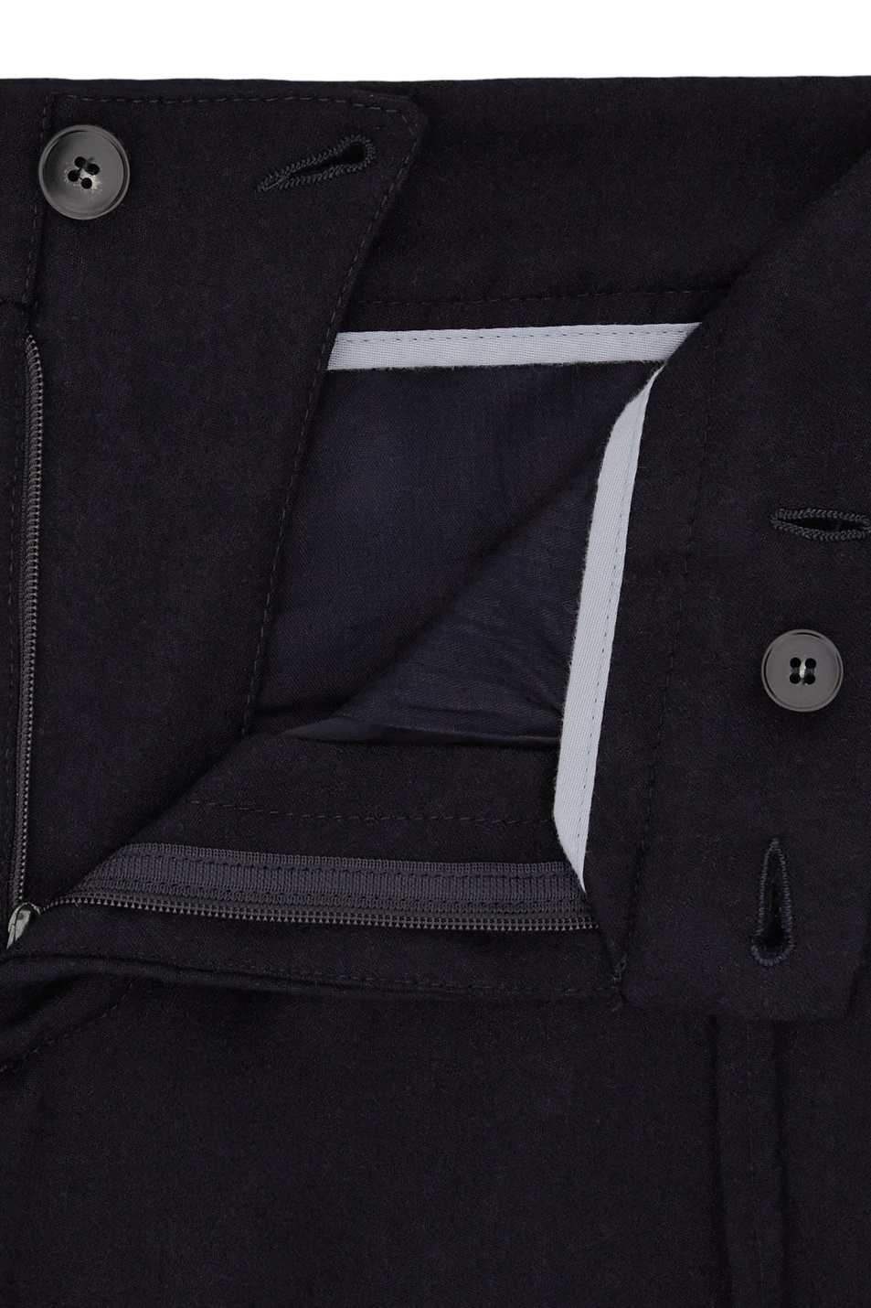 Брюки из шерсти|Основной цвет:Синий Мужской Canali Брюки из шерсти (цвет ), артикул V1659GAR03472 | Фото 5