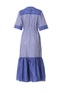 Persona Расклешенное платье-рубашка DRY из хлопкового поплина (Синий цвет), артикул 1222022 | Фото 2