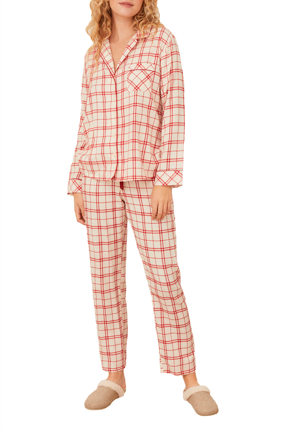 Women'secret Пижама в рубашечном стиле в клетку (цвет ), артикул 3592369 | Фото 1