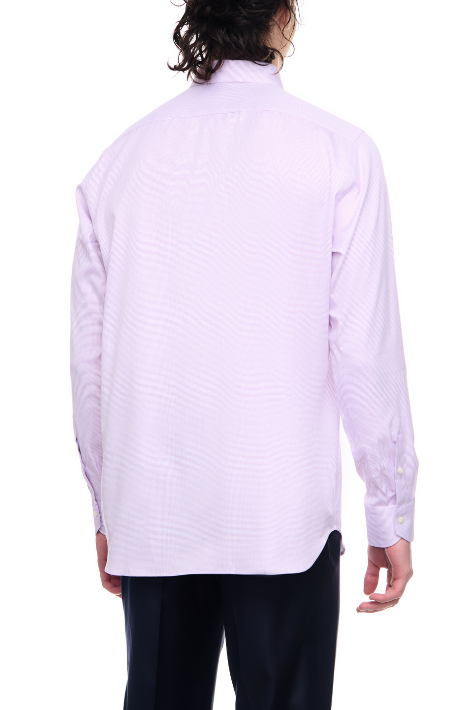 Мужской Canali Рубашка из натурального хлопка (цвет ), артикул 7C3GD02914 | Фото 4