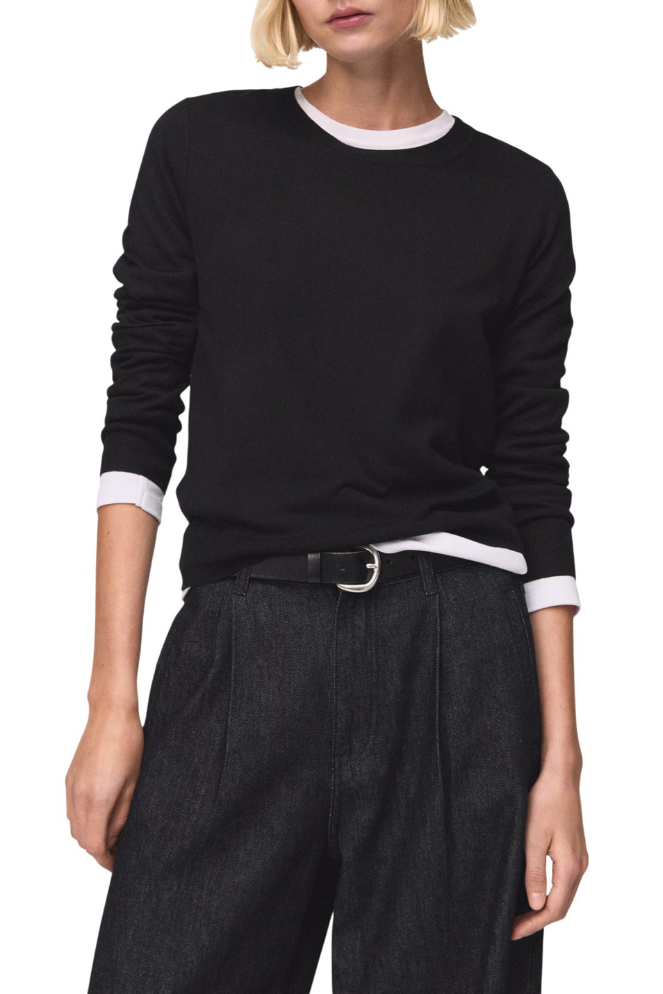 Женский Mango Джемпер LUCCA с круглым вырезом (цвет ), артикул 27031275 | Фото 3