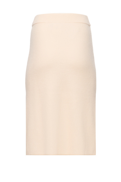 Трикотажная юбка EGIZI|Основной цвет:Кремовый|Артикул:33060126 | Фото 2