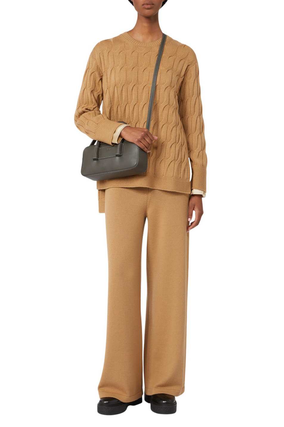 Женский Max Mara Джемпер QUID из шерсти (цвет ), артикул 2526366098 | Фото 3